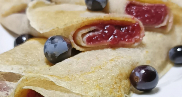 teljes kiőrlésű lisztből palacsinta